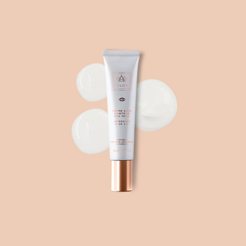 Texture et crème contour des yeux or 24K