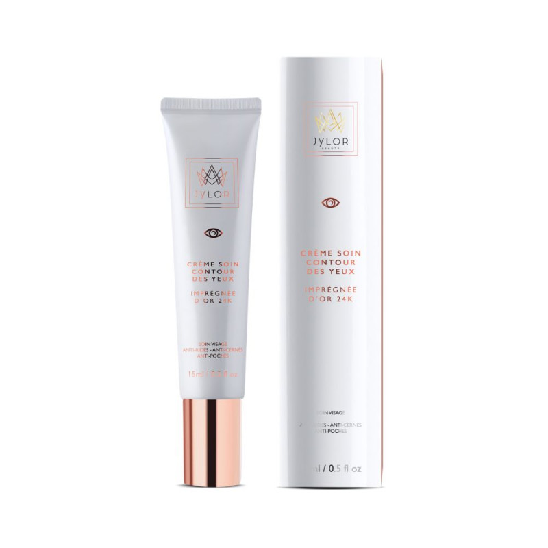 Packaging crème contour des yeux or 24K