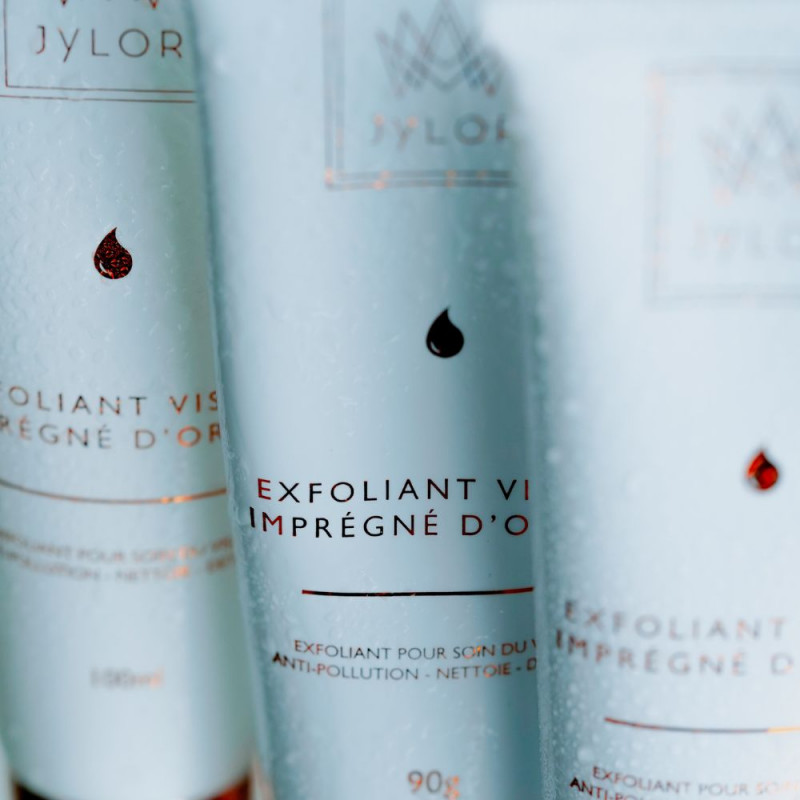 Trio exfoliants visage or 24K