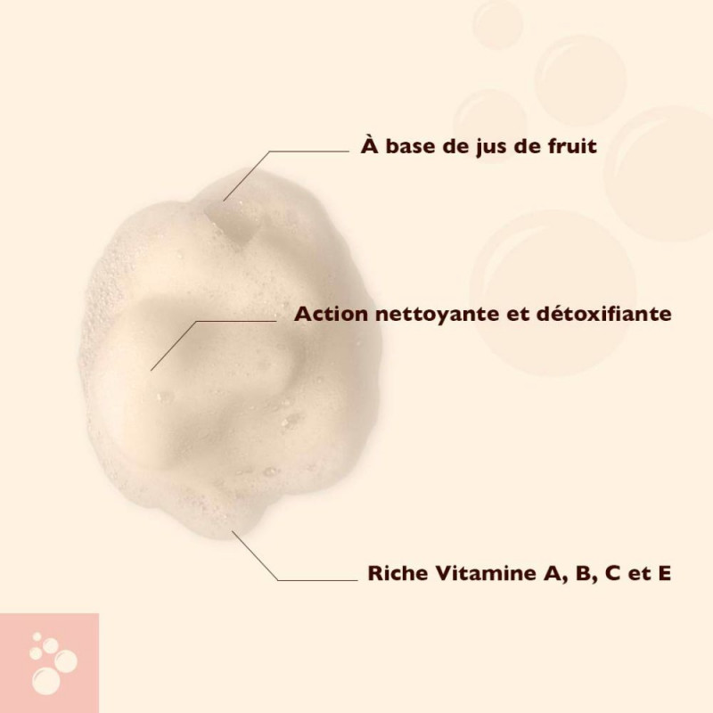 Bénéfices mousse détox visage or 24K