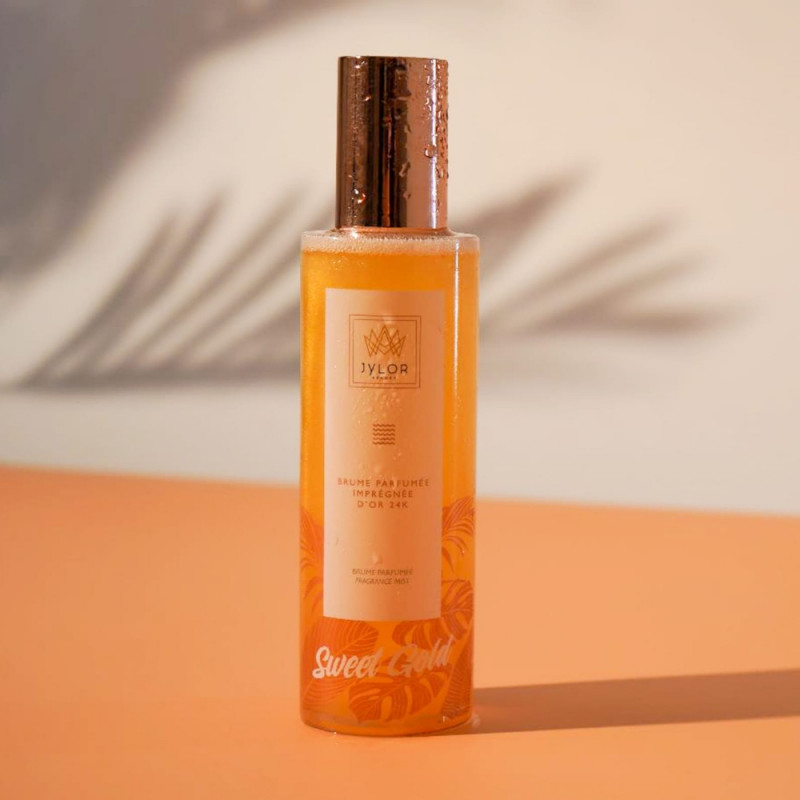 Photo ambiance brume parfumée - sweet gold