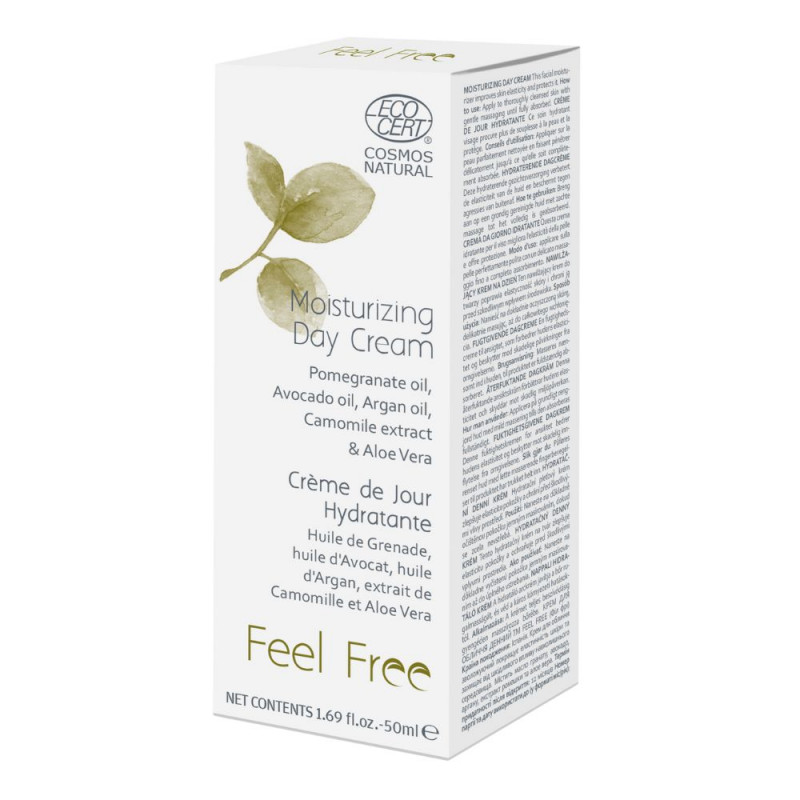 Crème de jour hydratante - Huile de grenade & Avocat packaging