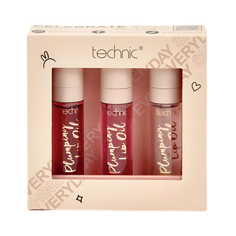 Coffret trio huiles à lèvres repulpantes