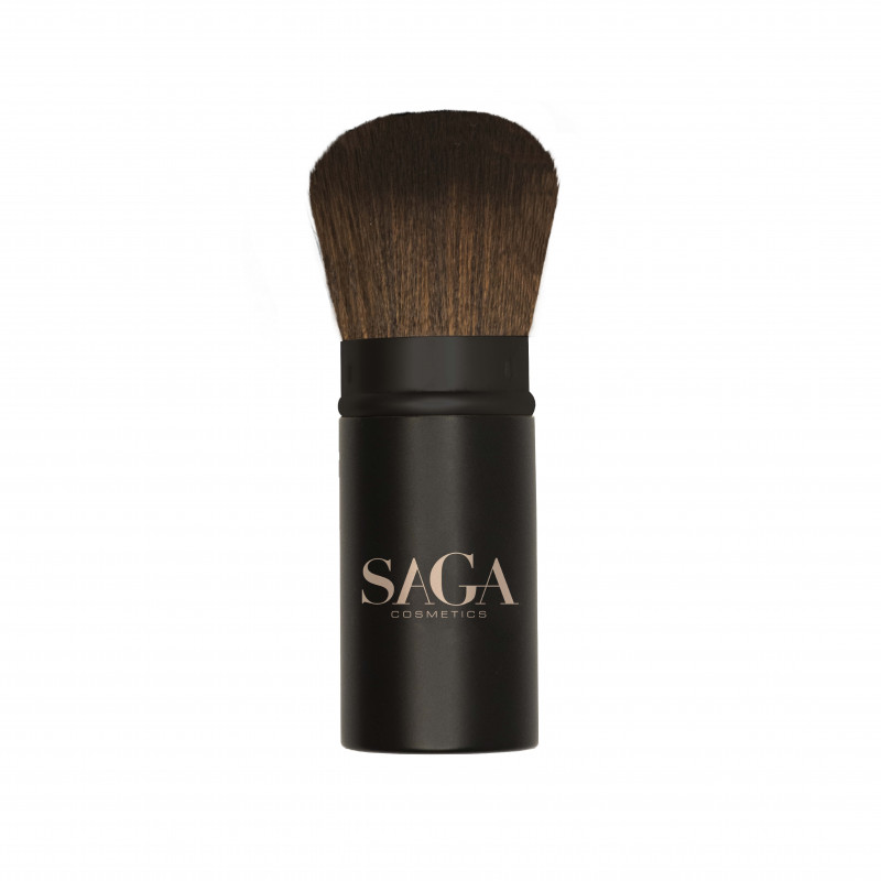 Pinceau poudre voyage rétractable - SAGA COSMETICS