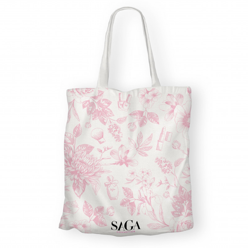 Tote bag de la marque SAGA COSMETICS en toile de jouy à petit prix chez SAGA