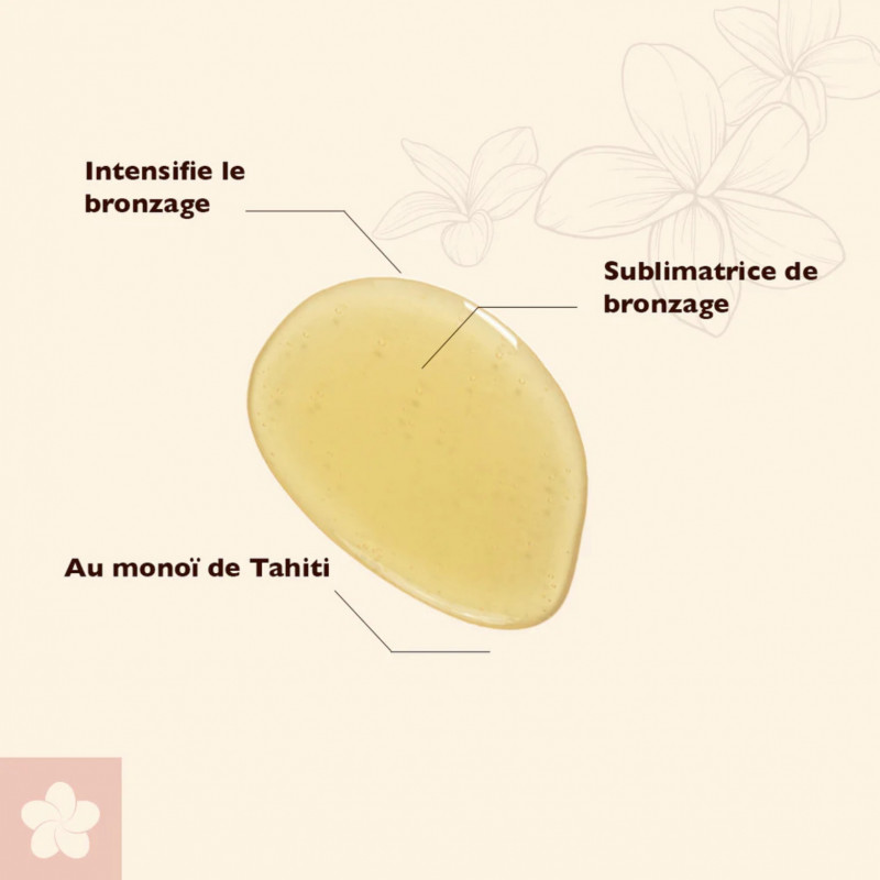 Sublime et intensifie le bronzage