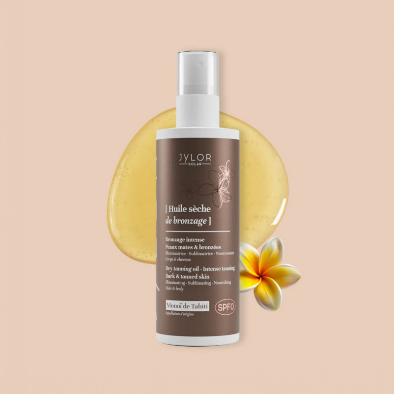 Huile sèche de bronzage - Monoï Jylor