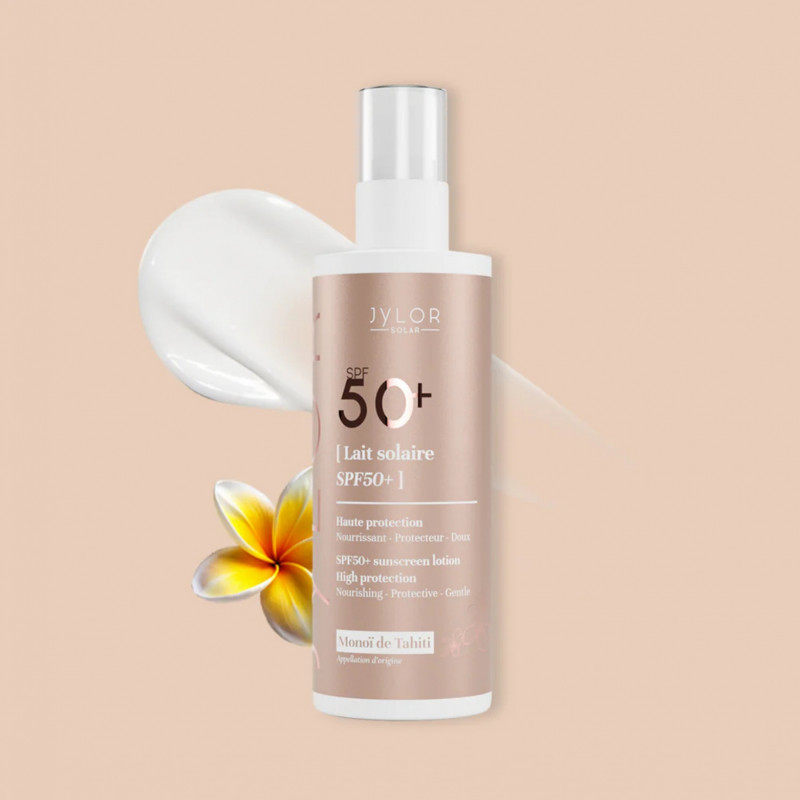 Lait solaire SPF50 + Monoï Jylor