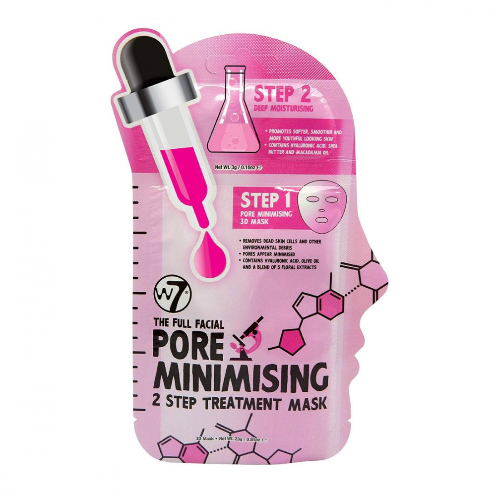 Masque visage en tissu pore minimising 2-en-1.