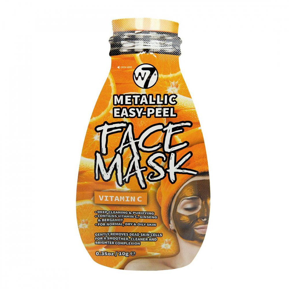 Masque peel-off metallic enrichie en Vitamine C de la marque W7.