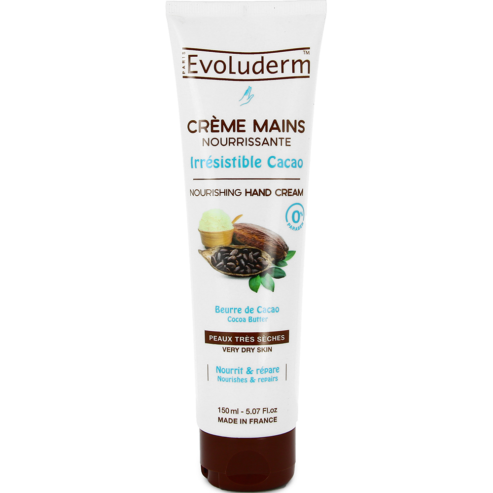 Crème main nourrissante cacao Evoluderm Crème main nourrissante cacao Evoluderm