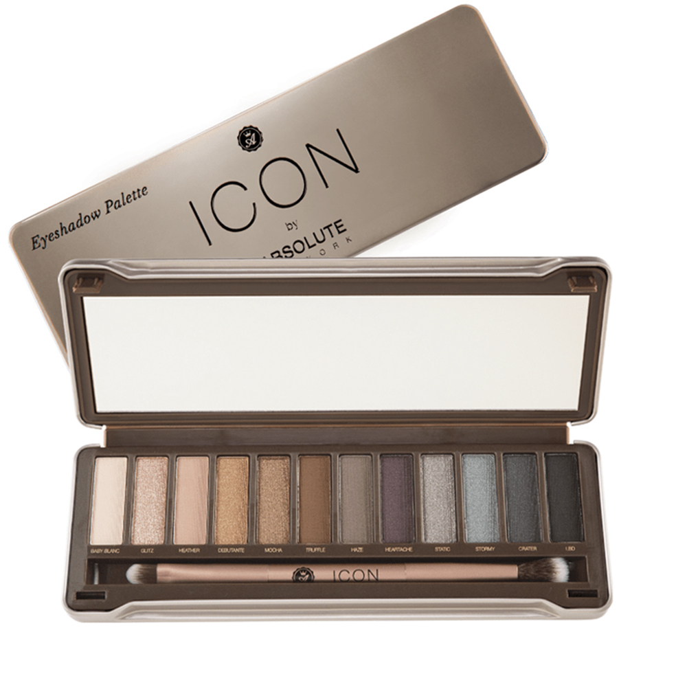 Palette 12 fards à paupières Icon AIEP04 Smoked Palette 12 fards à paupières Icon AIEP04 Smoked