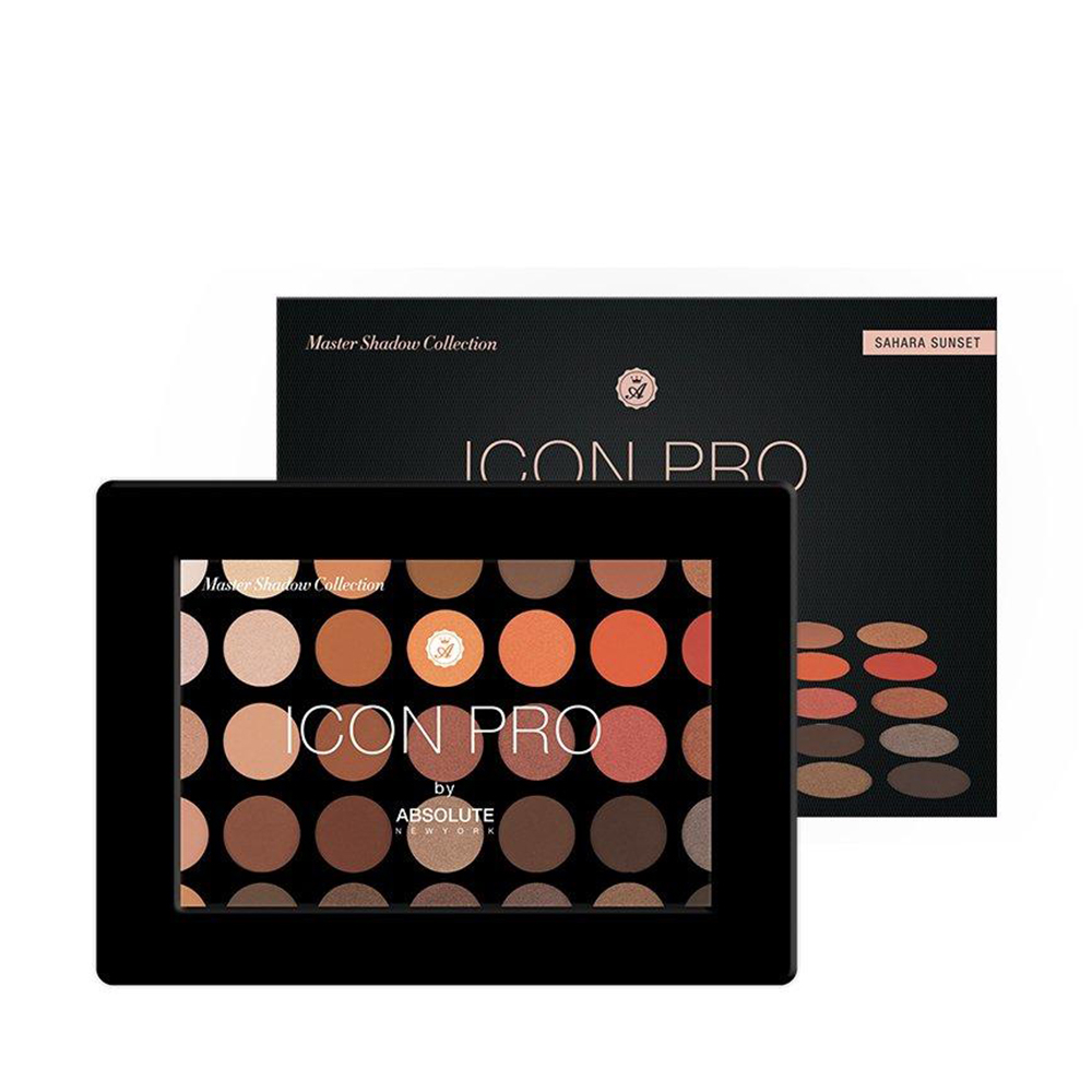 Palette 35 fards à paupières Icon pro AIP01 Sahara sunset Absolute new york Palette 35 fards à paupières Icon pro AIP01 Sahara sunset Absolute new york