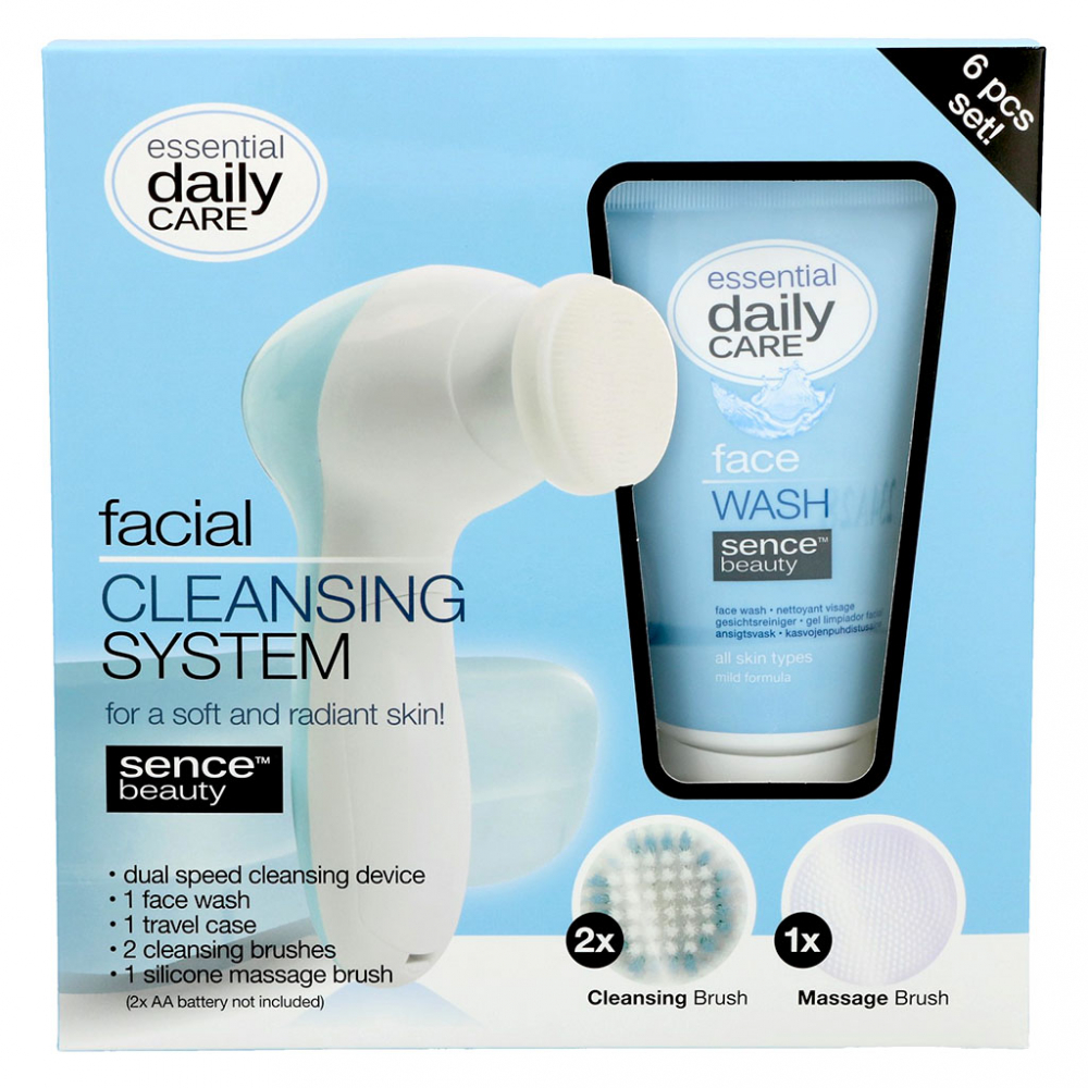Coffret brosse nettoyante et gel nettoyant pour le visage SENCE BEAUTY SAGA Cosmetics
