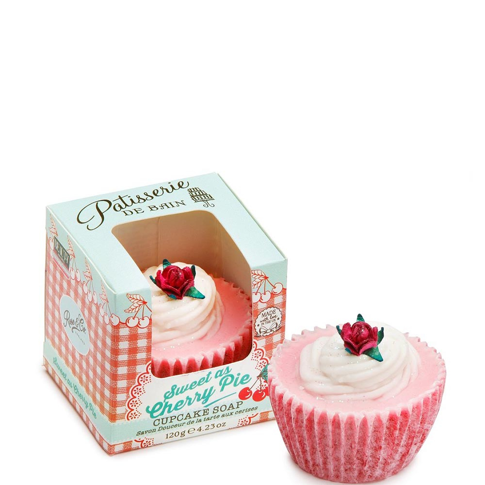 Savon cupcake - Sweet as Cherry Pie - Pâtisserie de bain Savon cupcake - Sweet as Cherry Pie - Pâtisserie de bain