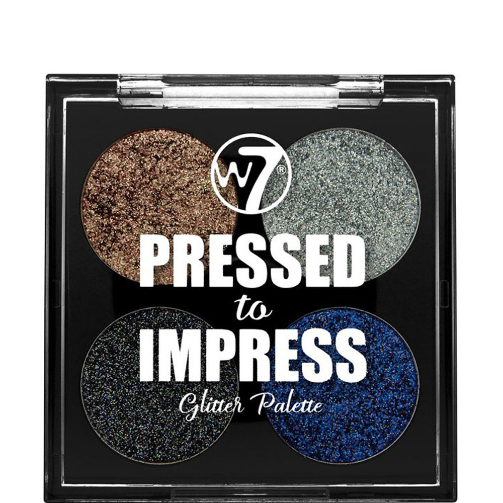 Palette de fards pailletés Pressed to Impress – Style Icon - W7 Palette de fards pailletés Pressed to Impress – Style Icon - W7