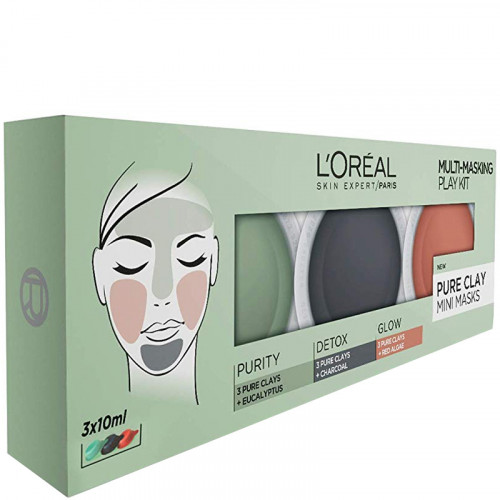 Coffret de 3 masques Pure argile
