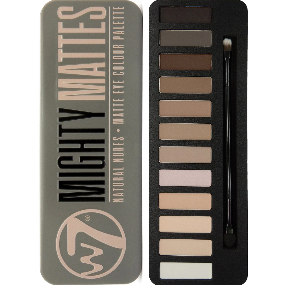 Palette de 12 fards à paupières nudes mats Mighty Mattes Palette de 12 fards à paupières nudes mats Mighty Mattes