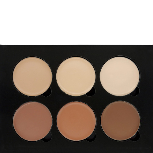 6 fards contouring - visage sculpté - W7