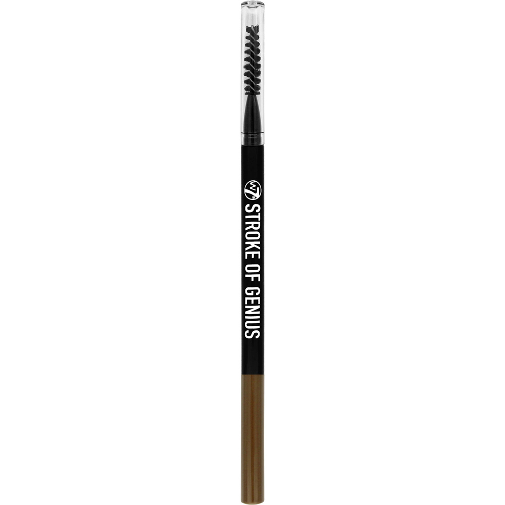 Crayon à sourcils avec brosse Stroke of genius en teinte blonde. Crayon à sourcils avec brosse Stroke of genius en teinte blonde.