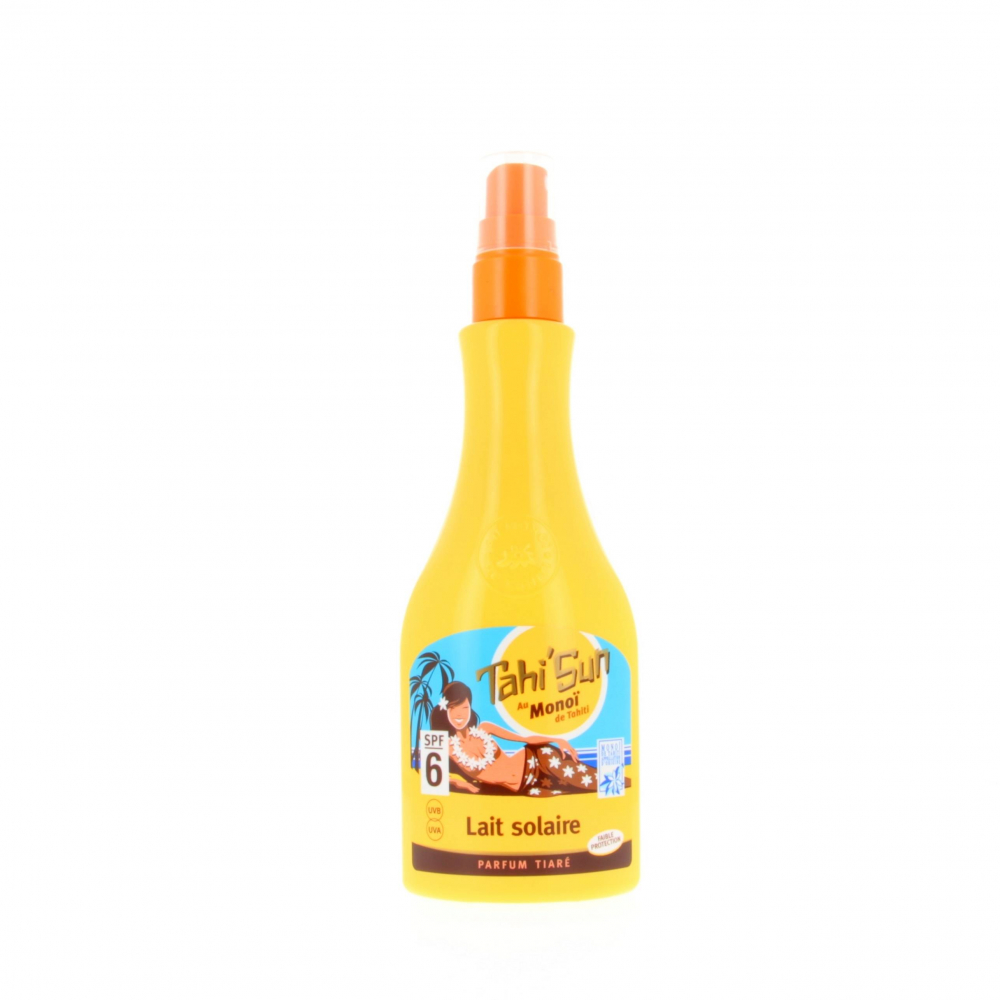 Lait solaire - Parfum Tiaré - SPF6