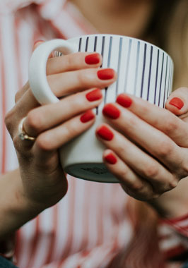 vernis permanent rouge